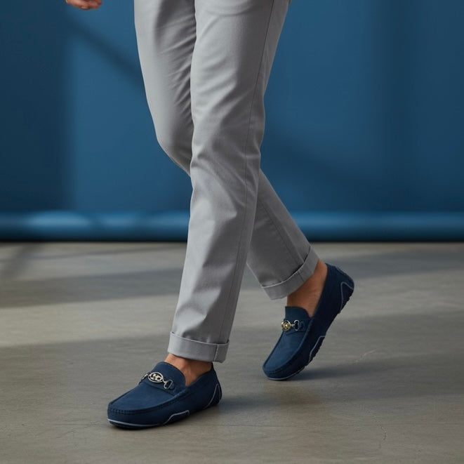 (SQ-203) Royal Blue Moccasin