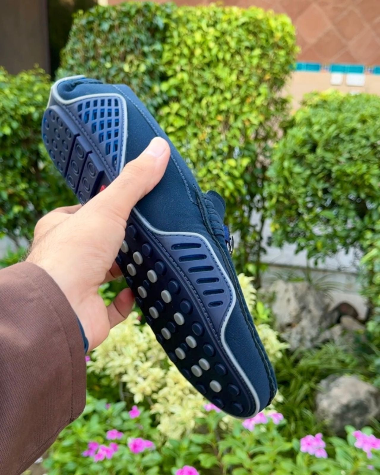 (SQ-203) Royal Blue Moccasin